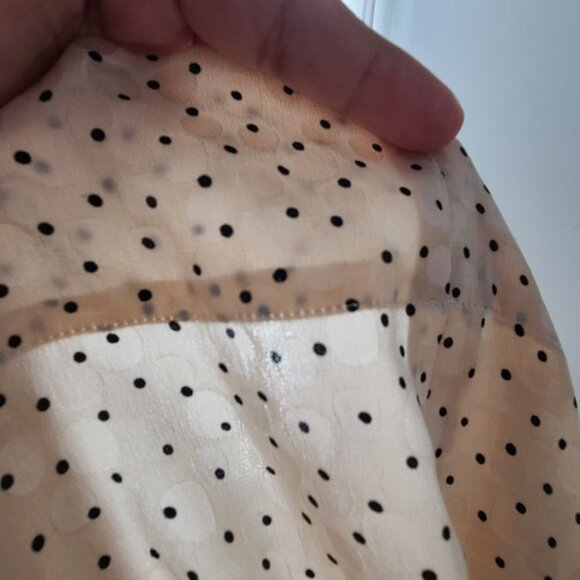 Vintage Jack Mulqueen Collectibles 100% Silk Dress Made in Korea SZ‎ 4 Polka dot - Picture 7 of 16
